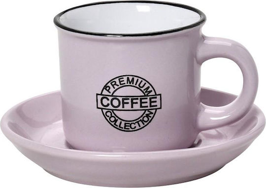 Espiel Coffee Чаша Кафяв от Порцелан Розов 90мл
