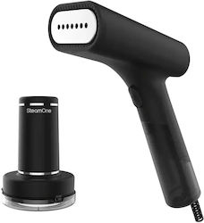 SteamOne Aparat de călcat cu abur pentru haine de Mână 2000W cu rezervor 75ml Negru SteamOne Aparat de călcat cu abur pentru haine de Mână 2000W cu rezervor 75ml Negru