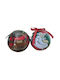 Set 2 Paare Weihnachtsbaumschmuck Kugel 0680 Zufällige Designwahl