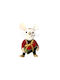 Xmas Royal Mouse Man B Ball Foam Velvet Multicoloured 13x12x19cm 6 Pieces