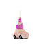 Weihnachtsbaum Schmuck Auto Hängend Glasartig Rosa 9,5x5x11cm Iliadis 87455 Set 6 Stück Material Glasartig Rosa