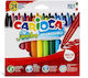 Carioca Jumbo Washable Drawing Markers 6mm Thic...