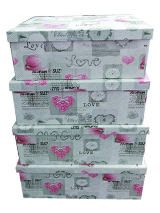 AGC Papier Aufbewahrungsbox mit Deckel 11x6x6cm 10Stück