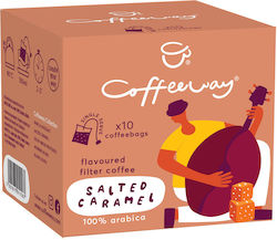Coffeeway Φίλτρου Salted Caramel σε Κόκκους 10x7.5gr Coffeeway Φίλτρου Salted Caramel σε Κόκκους 10x7.5gr