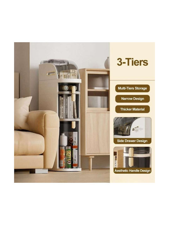 Floor Cabinet Shelf Space Organizer Beige StoreMaster 130