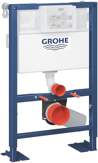 Grohe Rapid Sl Built-in Plastic Low Pressure Rectangular Toilet Flush Tank Gray
