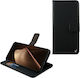 Volte-Tel Book Synthetic Leather / Silicone Black (Xiaomi 15T Pro)