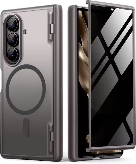 Silver Star 360 Full Cover Plastic / Silicone Silver (Galaxy Z Fold7)