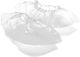 Disposable Shoe Covers in White Color Plastic 100pcs