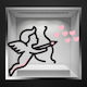 Стикер Свети Валентин Angel 60x50см