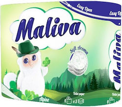 Zebra Maliva Χαρτί Υγείας 3 Φύλλων 4 Συσκευασίες Zebra Maliva Χαρτί Υγείας 3 Φύλλων 4 Συσκευασίες