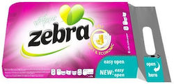 Zebra Economic Χαρτί Υγείας 3 Φύλλων 8 Συσκευασίες Zebra Economic Χαρτί Υγείας 3 Φύλλων 8 Συσκευασίες