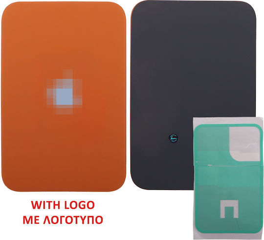 Капак За Батерия За Iphone 17 Pro + Самозалепваща Лента За Водоустойчивост Космически Оранжев