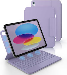 Dexnor Flip Cover με Πληκτρολόγιο (iPad 11" 2025, iPad 10.9" 2022) Μωβ Dexnor Flip Cover με Πληκτρολόγιο (iPad 11" 2025, iPad 10.9" 2022) Μωβ