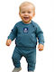 Kids' Set with Pants Winter 2pcs Light Blue