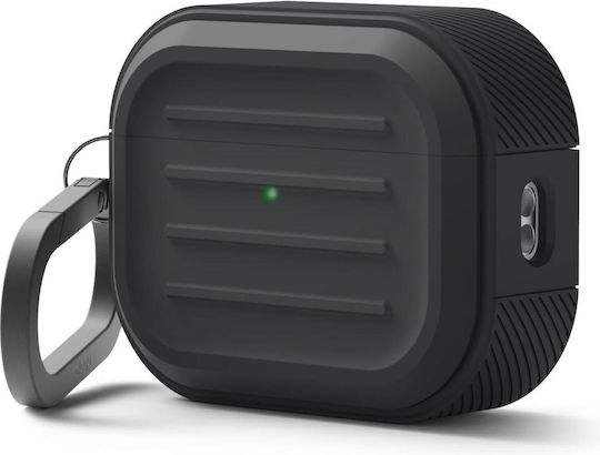 Elago Armor Hang Case Θήκη Σιλικόνης σε Μαύρο χρώμα για Apple AirPods Pro 3