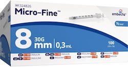 BD Micro-fine Σύριγγες 0.3ml 100τμχ BD Micro-fine Σύριγγες 0.3ml 100τμχ