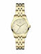 Ferro Men's Watch Battery with Gold Metal Bracelet