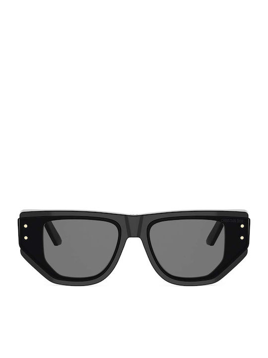 Dior Unisex Γυαλιά Ηλίου με Μαύρο Κοκκάλινο Σκελετό και Μαύρο Φακό S15I 10A0 01A