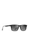 Maui Jim Men's Sunglasses with Black Plastic Frame and Black Lens okinaGS587-02