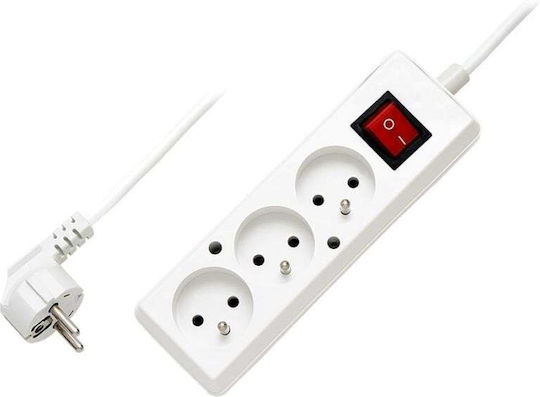 Jonex Power Strip 3 Positions with Switch and Cable 1.5m