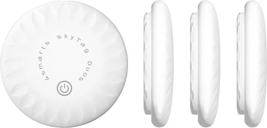 4Smarts SkyTag Duos Apple Find My & Google Find Hub White 4 Pieces