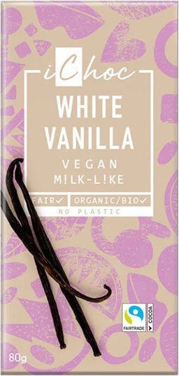 Green Bay Βιολογικό Προϊόν Σοκολάτα Λευκή Vegan 80gr 5τμχ