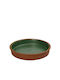 Espiel Aida Serving Bowl Round Green with Diameter 21.5cm