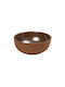 Espiel Aida Dip-Schüssel Rund Keramik Braun mit Durchmesser 21cm