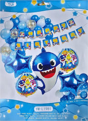 Compoziție cu 41 Baloane Baby Shark Compoziție cu 41 Baloane Baby Shark