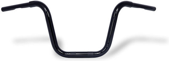 Motorcycle Handlebar Harley-davidson Black 1-1/4" Late Dyna Wide Glide Oem Style Handlebar Black