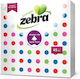 Zebra Napkins Single Ply 1 Pack Multicolored 19gr