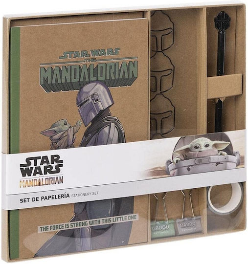 Set De Papetărie Mandalorian 10 Bucăți Verde