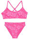 4F Kinder Badeanzug Bikini Fuchsie