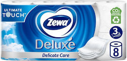 Zewa Delicate Care Hârtie Igienică 16 Rulouri 3 Straturi 8 Pachete Zewa Delicate Care Hârtie Igienică 16 Rulouri 3 Straturi 8 Pachete