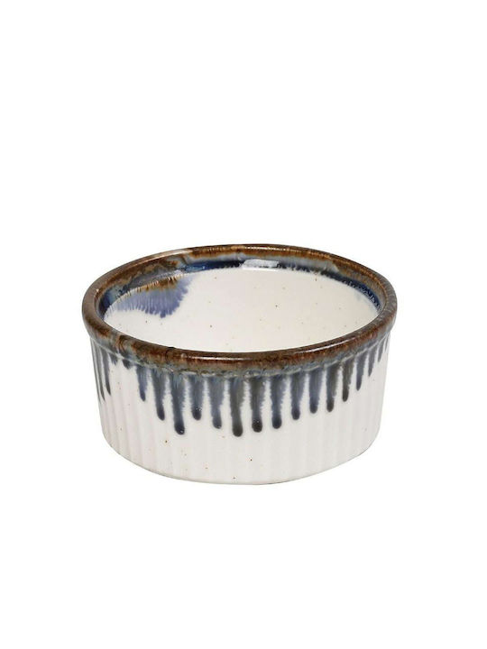 Espiel Essentials Ceramic Round Heat-Resistant Cookware for Souffle 9x9x4cm