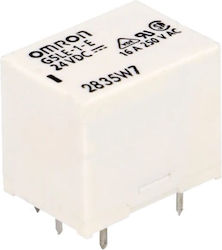 Ρελέ Relay Spdt Ucoil 24v Dc 16a/250vac Omron