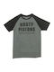 Tricou Grey/black