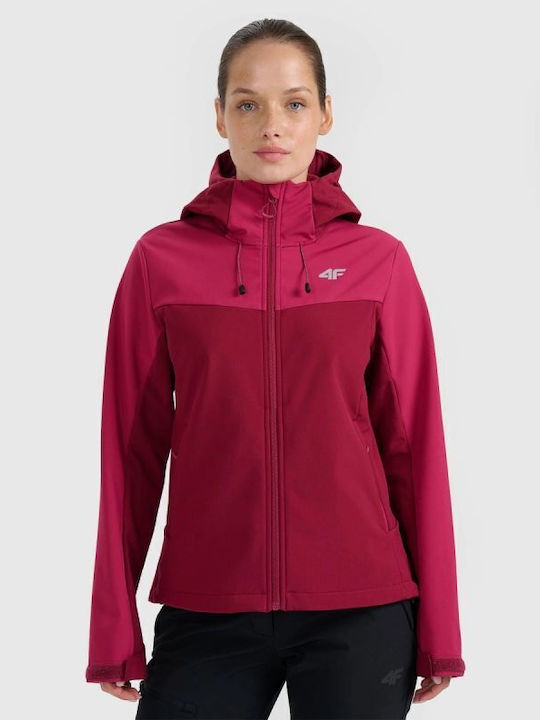 4F Softshell Γυναικείο Μπουφάν Κόκκινο