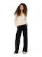Women's Fabric Trousers Black