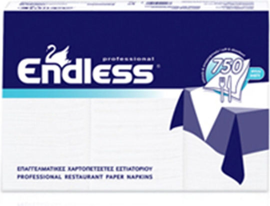 Endless Serviette 24x24cm (150 cm Stück x 5 Packungen)