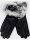 Beige Leder Handschuhe