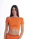 Frauen Sport-BH Orange