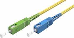 Goobay 59657 Fibră Optică SC-APC 0.5m Galbenă Goobay 59657 Fibră Optică SC-APC 0.5m Galbenă