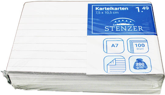 Memo Pads 7.5x10.5cm A7 100 Pieces 4sxo80