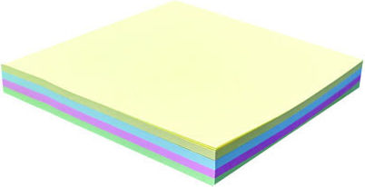Set 100 Colored Sticky Memo Pads 7.6x7.6cm 30101351 Includes 6 Pieces