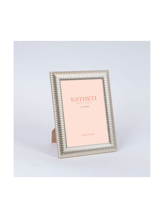 Plastic Photo Frame with Silver Frame
