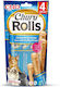 Inaba Churu Rolls Chicken Recipe Wraps Tuna Scallop Recipe Cat Treats 4x10 G