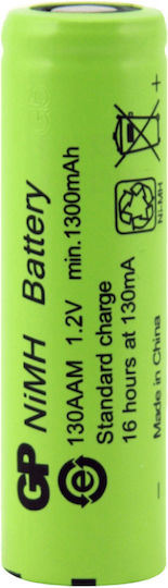 GP Batteries Wiederaufladbare Batterien AA Ni-MH 1300mAh 1.2V 2Stück