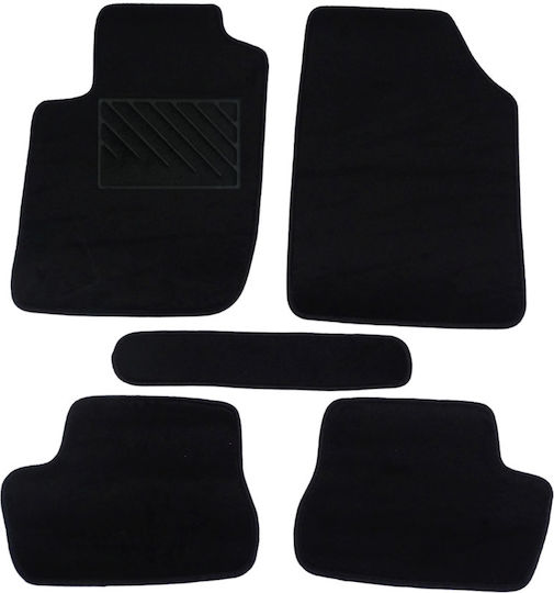 Car Mats Carpet Medium Quality Black Citroen C2 Set 2003-2009 5 Pieces